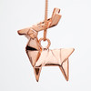 北京仓｜ORIGAMI-Reindeer-折纸驯鹿 项链（长链款）玫瑰金色［法国设计师］ 商品缩略图1