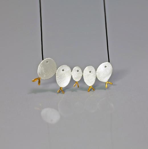 Kiss the Frog－萌系小鱼群1号 项链［希腊设计师］ 商品图0