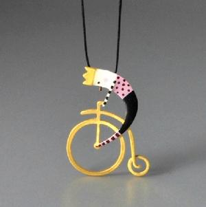 Kiss the Frog－骑车的青蛙王子 项链［希腊设计师］ 商品图0