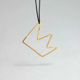 Kiss the Frog－金皇冠 项链［希腊设计师］