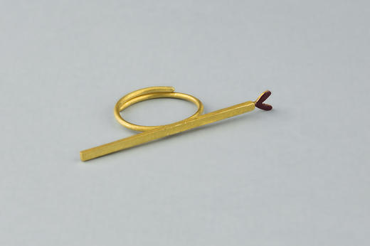 Kiss the Frog－爱心火柴 戒指［希腊设计师］ 商品图1