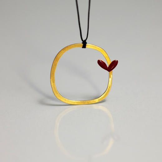 Kiss the Frog－爱的同心圆（金色） 项链［希腊设计师］ 商品图0