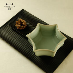 问鼎汝瓷收藏款天青六棱水洗（缺货）