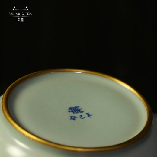 问鼎汝瓷天青鱼耳双线篓式炉 商品图3