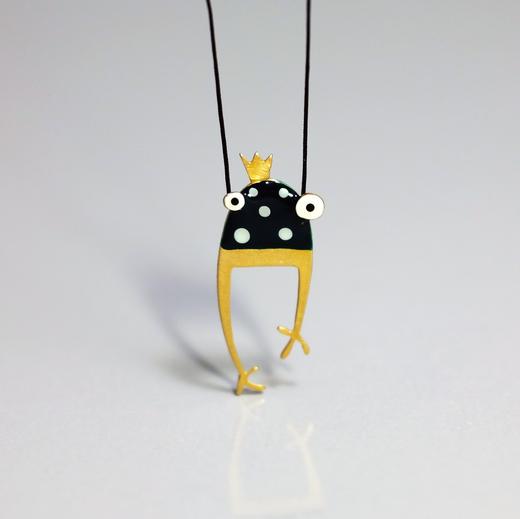 北京仓｜Kiss the Frog－真的会变身的青蛙王子 项链［希腊设计师］  商品图1