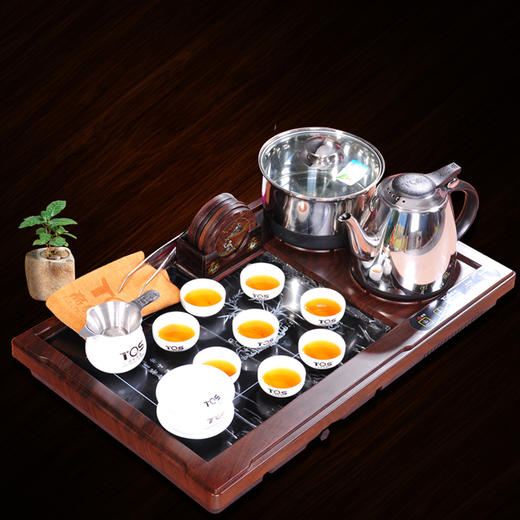 高航625电热组合炉茶盘功夫茶具套装整套茶具多功能茶盘