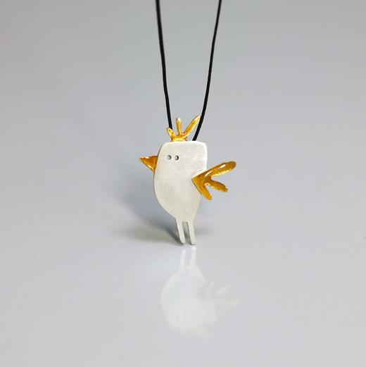 现货 Kiss the Frog－爱的侍卫嘟嘟 项链［希腊设计师］ 商品图0