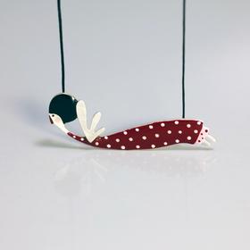 Kiss the Frog－飞翔的女孩2号 项链［希腊设计师］