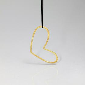 Kiss the Frog－简单的心 项链［希腊设计师］