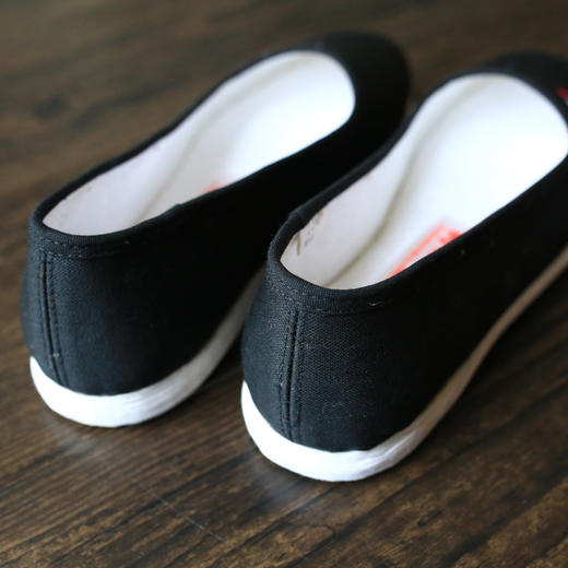 内联升女鞋手工单鞋千层底加密机绣海元口绣花鞋8207A 商品图4