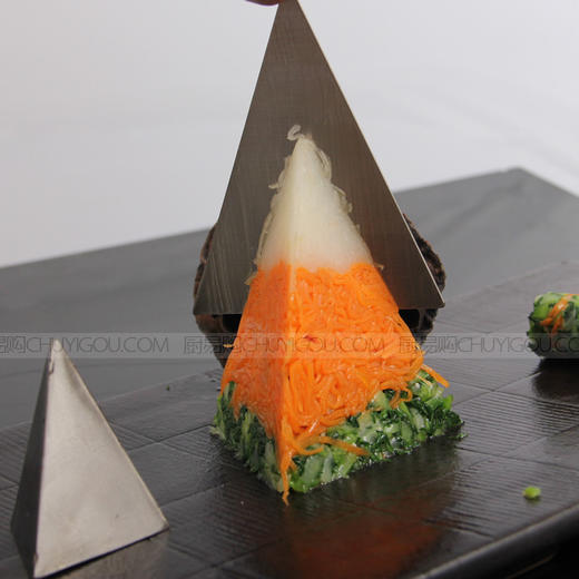 菜品塑性器·随性三角 菜品 塑形模具 商品图0