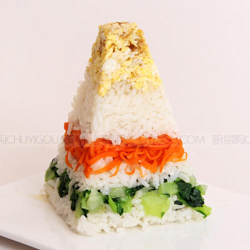 四角宝塔模具·创意凉菜塑形模具创意厨艺厨师冷菜造型模正辉创意 商品图1