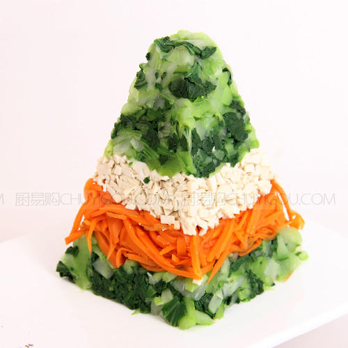 四角宝塔模具·创意凉菜塑形模具创意厨艺厨师冷菜造型模正辉创意 商品图4