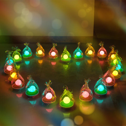 【为思礼】 鸟笼灯 氛围小夜灯 触控感应 充电节能LED灯 商品图2