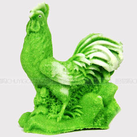 十二生肖·鸡、盐雕模具、冰雕模具、琼脂雕模具、多功能模具