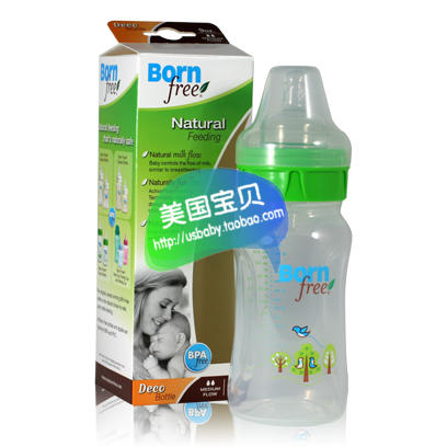 美国Born Free 宽口径PES/PP环保生态塑料奶瓶 不含BPA 商品图2