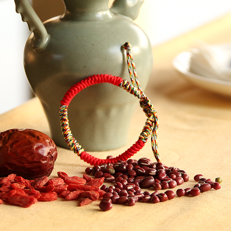 五行增福手绳【抽绳款】