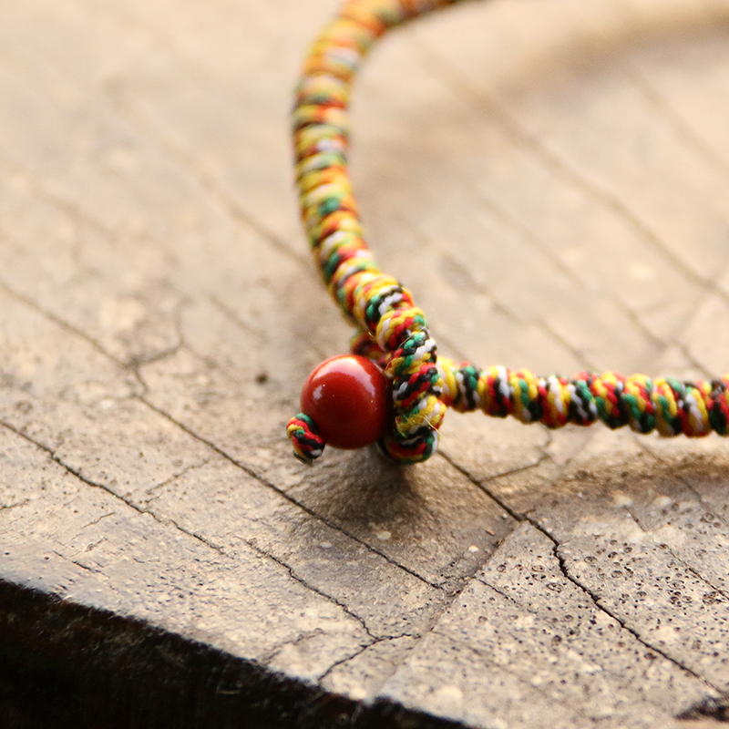 五行增福手绳【朱砂扣款】