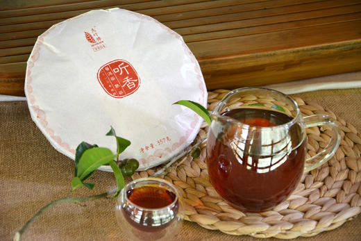 大叶禅听香357g云南普洱茶熟茶