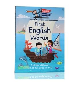 得奖新版 进口幼儿图解字典collins First English Words送正版CD