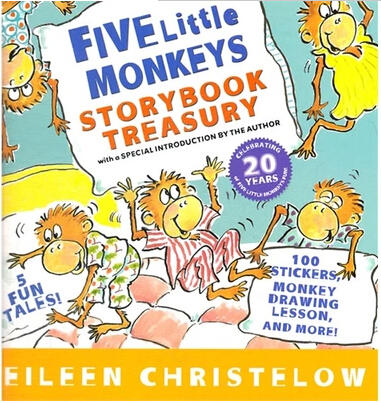 Five Little Monkeys五只猴子5个故事合集 英文原版绘本送 音频 适合0-9岁启蒙入门 商品图1