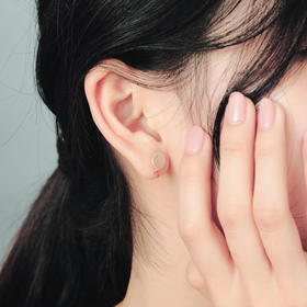 北京仓｜Kiss the Frog－呆萌鱼情侣 耳钉［希腊设计师］