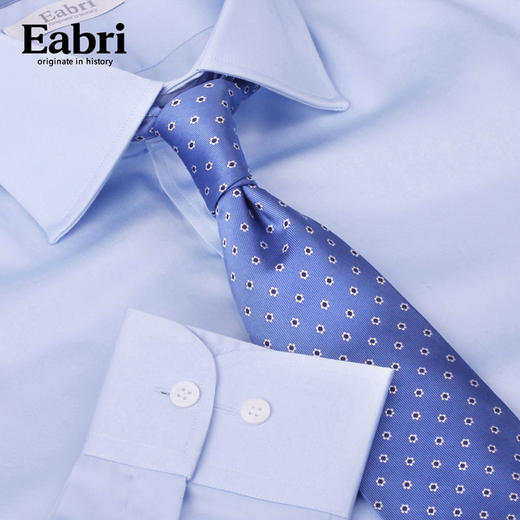 高唯白色/蓝色男士英式衬衫商务修身正装  两色可选 商品图5