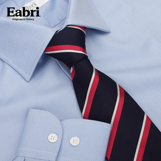 高唯男士斜织纯色方领法式/英式免烫衬衫 商品图6