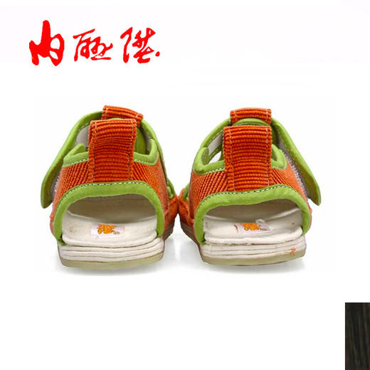 内联升童鞋春夏凉鞋防滑胶底灯芯绒凉鞋5421C 商品图6