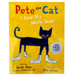 Pete the Cat I Love My White Shoes我爱白鞋子平装大开吴敏兰推荐绘本送音频适合0-6岁