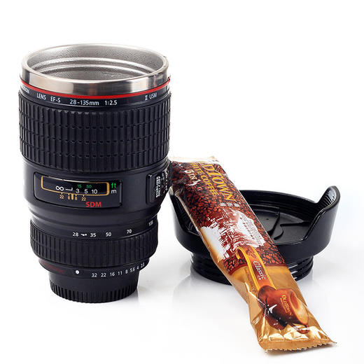 【为思礼】单反相机镜头杯 加高佳能款 咖啡杯 创意杯 时尚潮品 创意礼物 商品图0