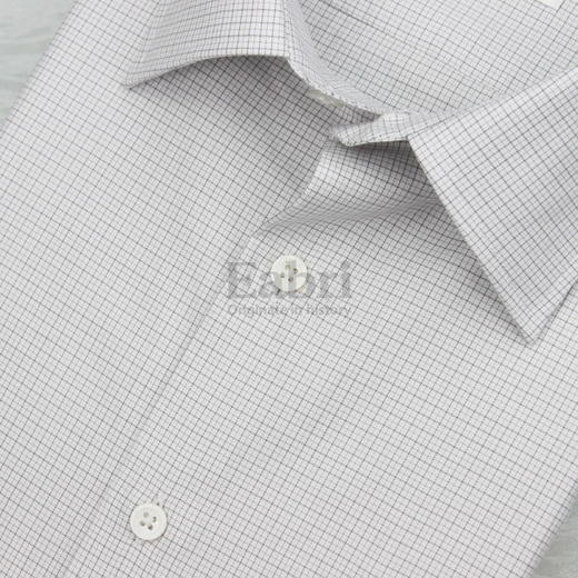 男士夏季商务格子短袖衬衫 商品图3