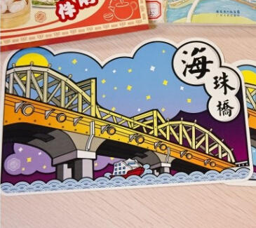 【城市符号创意明信片】10个广州经典地标绘制而成别具风格的明信片，最有纪念价值 商品图2