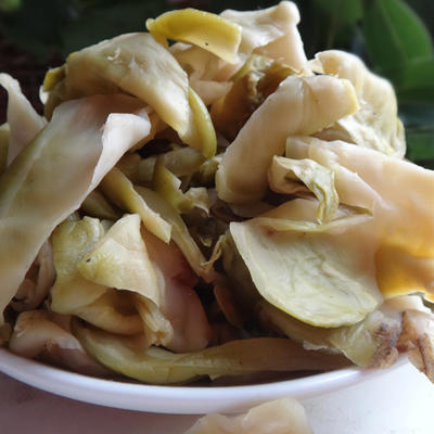 手工榨菜皮 20斤起订