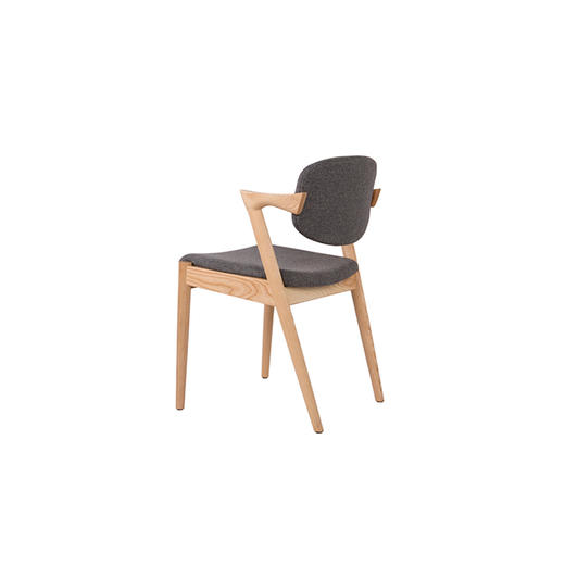 艾迪玛仕 | 餐椅CH9267R北欧实木+布艺（运费咨询客服） 商品图2
