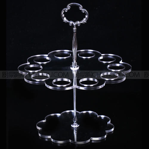 创意色拉架 蛋筒创意支架 创意盛器 融合菜盘 【10孔形】 商品图2