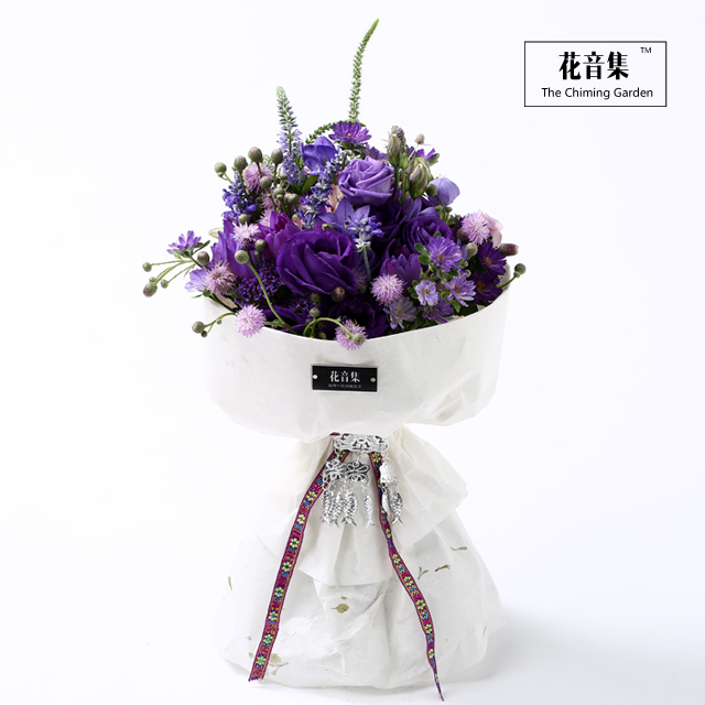 国风花礼花腰新娘《紫》