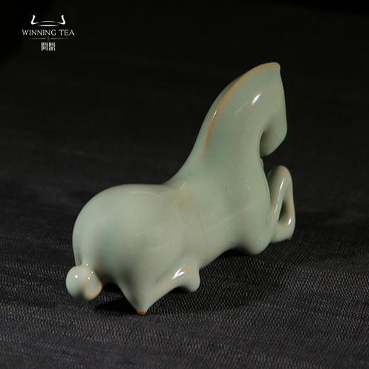 问鼎汝瓷天青马茶宠 商品图3