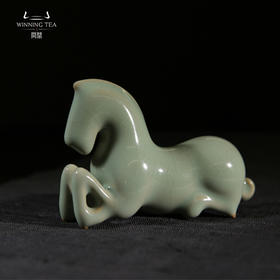 问鼎汝瓷天青马茶宠