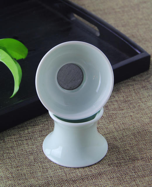 景德镇 陶瓷 国瓷 红叶 9头全手工青釉功夫茶具 商品图6