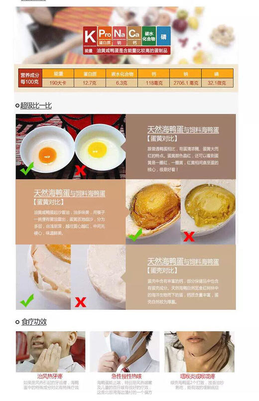 精装海鸭蛋6枚 商品图4
