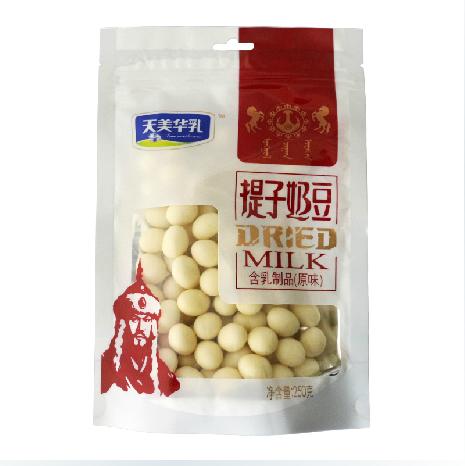 内蒙纯正含乳制品 提子奶豆250g 商品图0