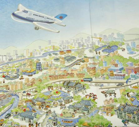 【手绘广州地图】新版升级加大，一张值得收藏的广州独特风情画，附送超值大礼包。 商品图4