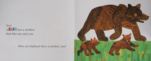 【送音频】【廖彩杏推荐】Does a Kangaroo Have a Mother Too 袋鼠也有妈妈吗？Eric Carle经典平装绘本 商品图3