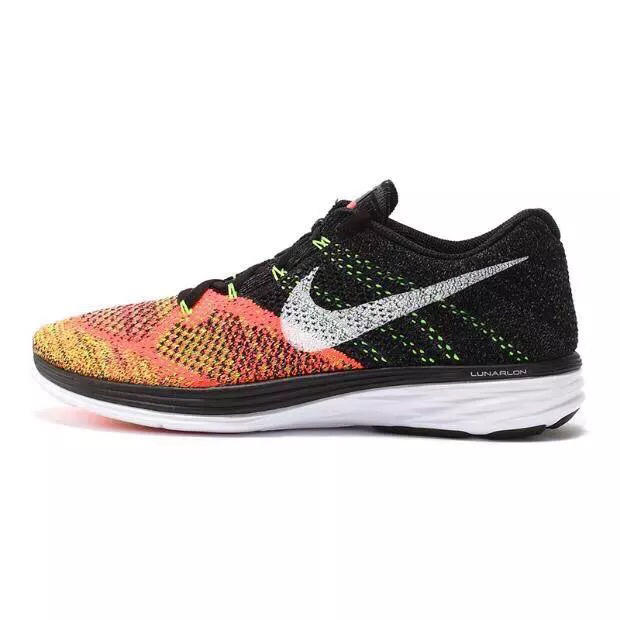 nike耐克男鞋flyknit lunar 3登月飞线运动跑步鞋系列