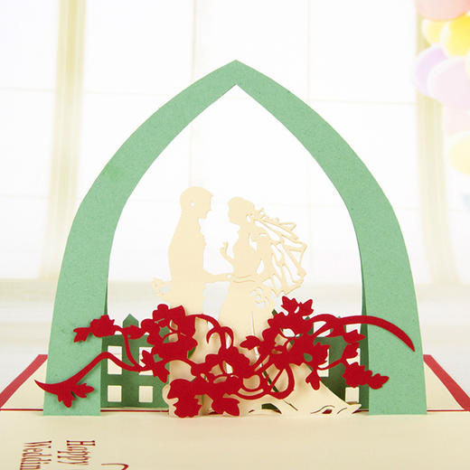 【为思礼合集】3D纸雕贺卡 创意明信片立体贺卡 七夕情人节生日创意礼物 商品图10