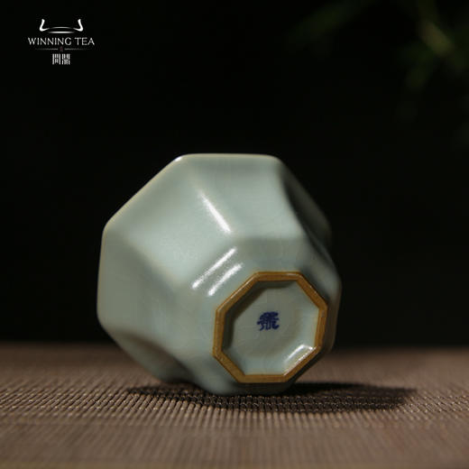 问鼎汝瓷天青收藏款八方杯 （缺货） 商品图3