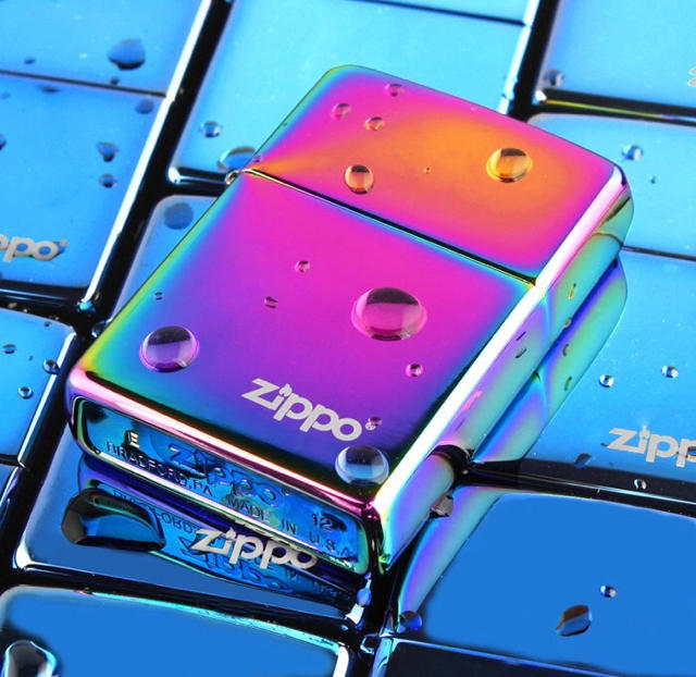 zppo打火机佐罗正版原装限量黑冰古银十字架 正品旗舰店刻字定制