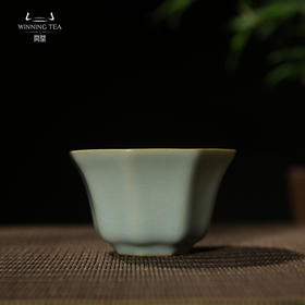 问鼎汝瓷天青收藏款八方杯 （缺货）