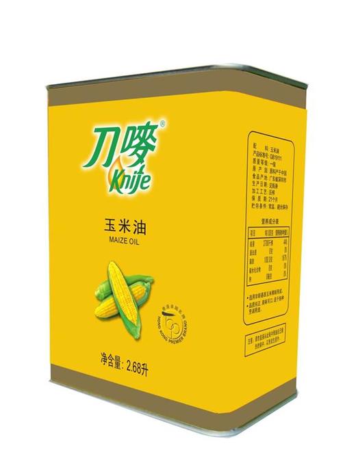 刀唛铁桶纯正（粟米）玉米油 2.68L 商品图1